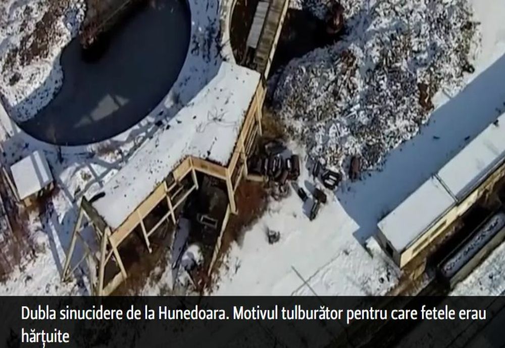 Dubla sinucidere de la Hunedoara. Motivul tulburător pentru care fetele erau hărțuite. Imagini din clădirea groazei - șocant ce a găsit poliția