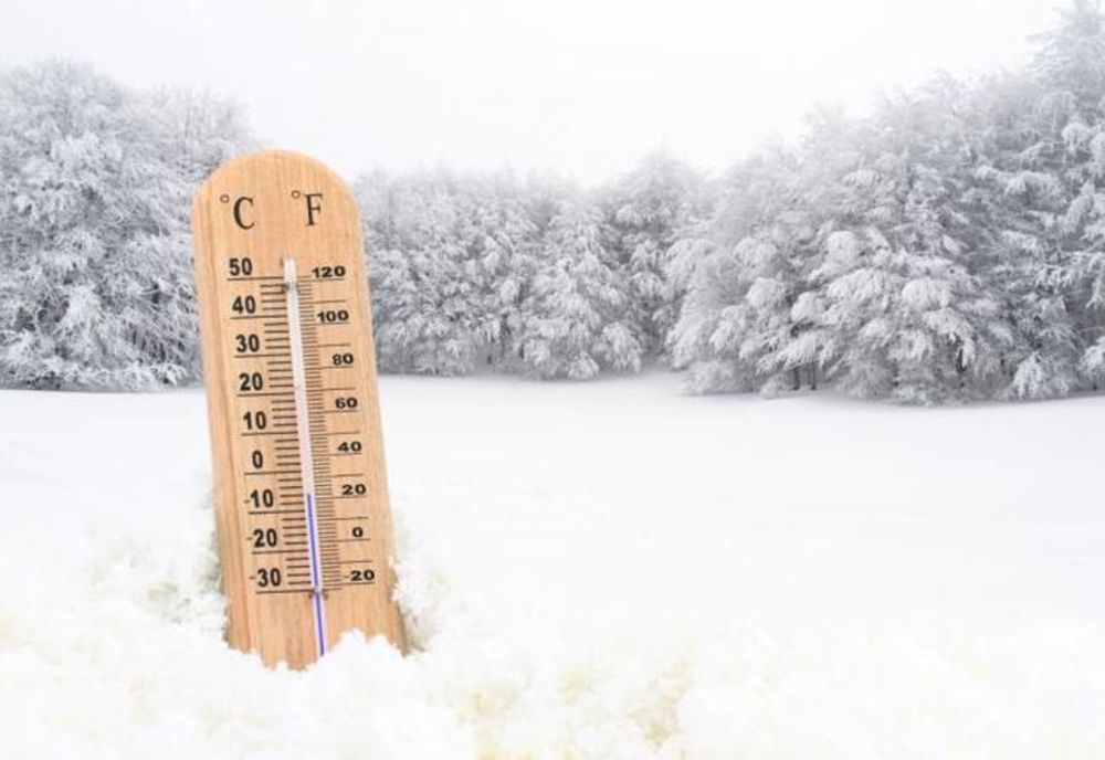 Cod galben emis de ANM - Ce zone vor fi afectate de valul de aer polar - Minime prognozate de -20 de grade