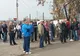 Siderurgiștii de la „Arcelor Mittal” Hunedoara, în grevă japoneză. Protest, la poarta „Oțelăriei”