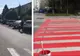 “Zebre” antiderapante în Deva. Se toarnă covoare termoplastice la trecerile de pietoni din mai multe zone ale orașului
