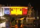 FOTO| Clădirea fostei Case de Cultură din Deva, iluminată în culorile Tricolorului