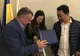 Profesori chinezi, în vizită la Primăria Deva. Au venit să le predea elevilor de la liceul de artă