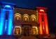FOTO: Palatul Cultural Lupeni, îmbrăcat în lumini arhitecturale