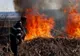 14 incendii de vegetație uscată, izbucnite, în ultimele trei zile, în mai multe localități ale județului