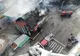 Incendiu de proporţi în prima zi a anului 2020 în Petroşani