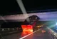 Remorca unui TIR a rămas agățată de un pod de pe autostrada A1