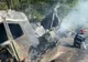 Tragedie în Hunedoara. Șofer mort, după ce TIR-ul s-a răsturnat şi a luat foc