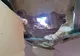 Fenomen bizar la Hunedoara. Un bolovan "căzut din cer" a făcut praf acoperișul unei case