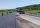 Trafic îngreunat pe DN 68A. Se asfaltează nodul rutier de la Dobra