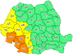 Atenționare meteo: Cod galben de ploi și vijelii în județul Hunedoara