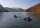 FOTO| Lacul Cinciș, de lângă Hunedoara, loc de antrenament pentru scafandrii pompieri din opt județe ale țării