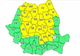 Vezi harta zonelor care vor fi afectate de noul cod galben de ploi și vijelii 